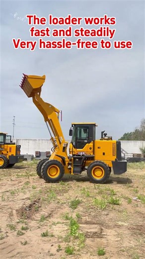This loader works efficiently and is easy to operate, making it easy for beginners to get started