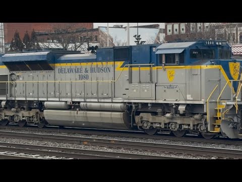 NS 20H with 1080 D&H and 8098 Conrail Heritage Units meet Ethanol Train at Altoona