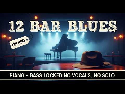 E Blues | 120 BPM | 12 bar | Metronome-locked Chicago | No Guitar 🎸 | Jam Ready Backing Track