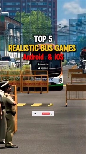 Top 5 Realistic Bus Simulator Games for Android & iOS 🔥 | High Graphics Bus Games 2026 #games #viral