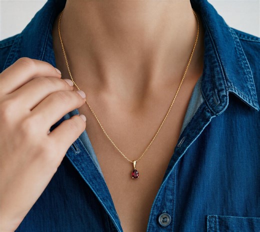 18K Gold Plated Birthstone Necklace, Custom Birthstone Necklace, Personalized Jewelry, Dainty Birthday Gift for Her, Christmas Gift - Etsy