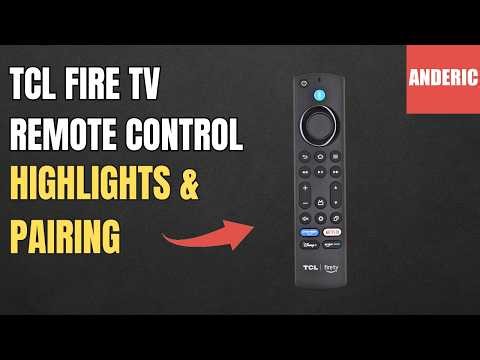 TCL Fire TV Remote Control | RF | Voice - Highlights & Pairing