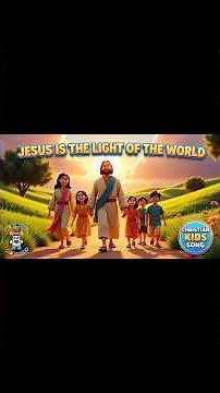 Jesus Is the Light of the World (John 8:12) | with Moving Lyrics | Lighthouse Kids Music