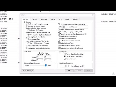 On-Screen Takeoff - Tools and Options