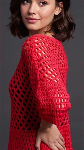 Crochet blouse written pattern #crochet