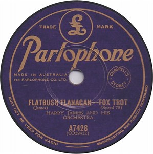 Harry James And His Orchestra - Flatbush Flanagan / Flash