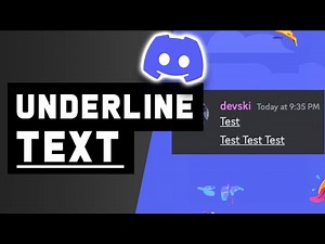 How To Underline Text in Discord