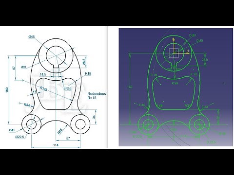 CATIA Training Course Exercises for Beginners 3 CATIA v5 Sketcher Drawing 2D