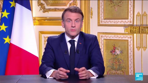 France's Macron vows to stay in office till end of term