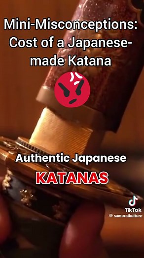 a Japanese #sword is not as expensive as you may think #katana | japanese