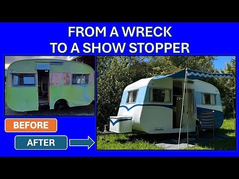 Vintage Caravan Restoration and transformation - 1951 ACC Caravan