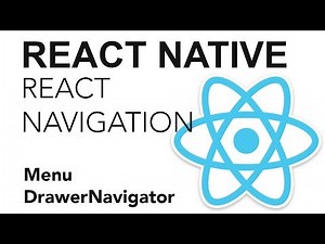 React Native - React Navigation - Menu con DrawerNavigator