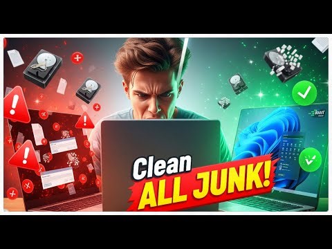 Clean ALL Cache & Junk from Windows 10/11 (Boost Speed & Free Up Space!)