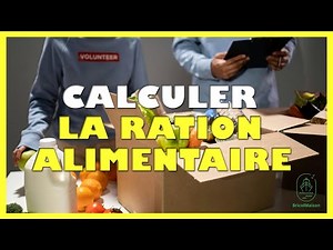 Comment calculer la ration alimentaire