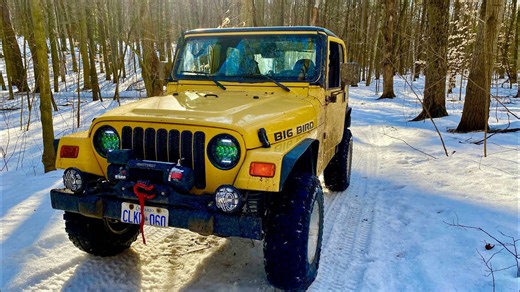 Shakedown run with new lift kit on Jeep Wrangler TJ Big Bird build
