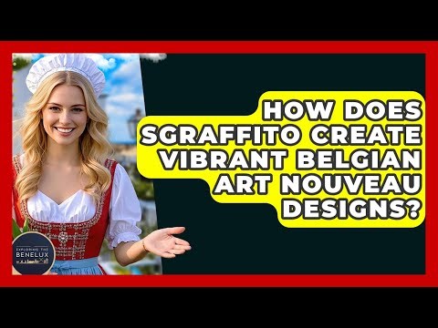 How Does Sgraffito Create Vibrant Belgian Art Nouveau Designs? - Exploring The Benelux