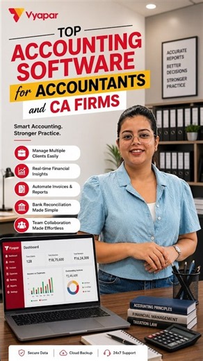 Best Accounting Software for Accountants & CA Firms – Vyapar