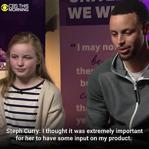 170K views · 1.2K reactions | 9-year-old Riley Morrison wrote a letter to NBA superstar Stephen Curry — and he changed the way he sells his sneakers. He even asked her to help design his newest shoe. Friday, on International Women’s Day, Curry shows the girl that shoe for the first time – CBS This Morning. https://cbsn.ws/2SniVoe | CBS Mornings | Facebook