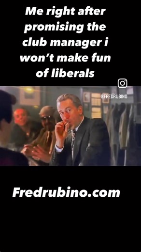 And no cursing 🤬 | Fred Rubino