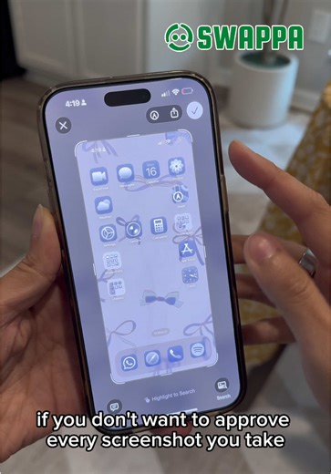 iPhone Screenshot Settings: Turn Off Full Screen Preview