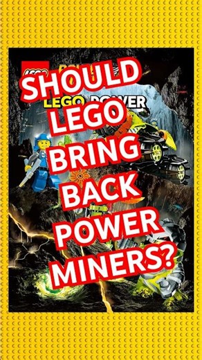 LEGO Power Miners was legendary🔥Should LEGO bring this theme back? Let me know! 🧱