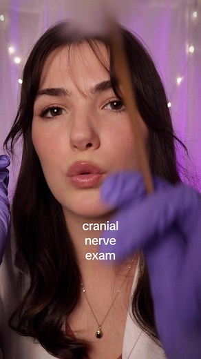 ⚠️ bright light!! a classic theme for todays asmr video 🤍 #asmr #asmrmedicalexam #asmrtriggers