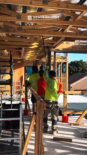 Windows aren’t just made. They’re built on site. #windows #installation #onsite #worklife #shorts