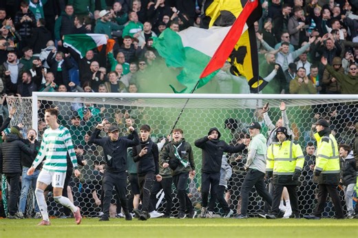 Scott Brown goes two footed on Rangers vs Celtic scenes as ugly havoc spotted