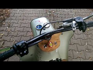 Schwalbe KR51/2 mit E-Starter Tuning mit Koso Tacho DZM Scheibenbremse