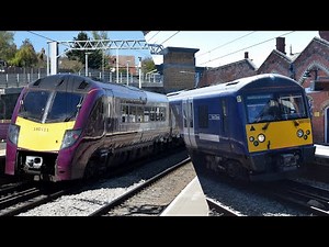 EMR Class 360 & Class 180, Wellingborough, 22 April 2021