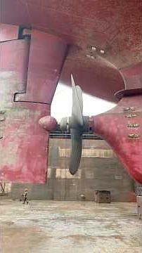 First Look at Ship Hull After Dry Dock