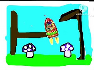 Baby tv art crafty rafty and caterpillar in a rocket
