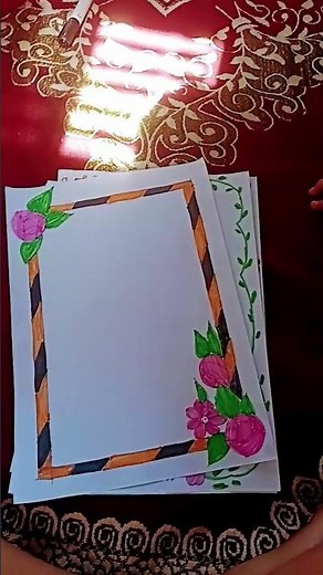 nepali project work front page and boder design