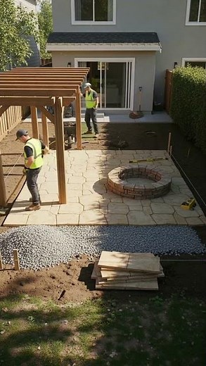 What Makes a BACKYARD Oasis with Fire Pit and Pavers?