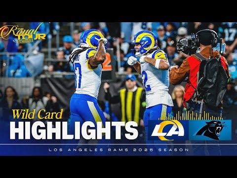Rams Top Plays In Wild Card Win vs. Panthers: Puka Nacua's Multi-Touchdown Game & More