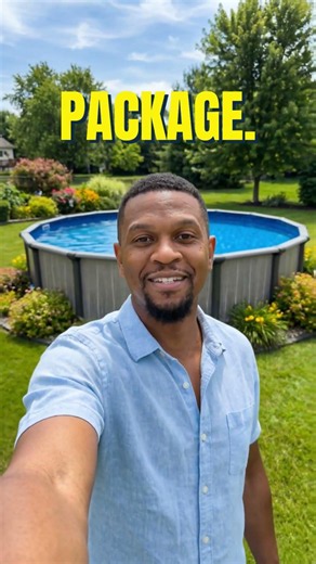 24' × 52" Above Ground Pool Backyard Reveal