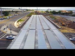 23rd St Flyover Bridge Deck Construction