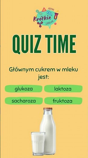 Chemia 3 klasa LO - Cukry złożone #quiz #quiztime