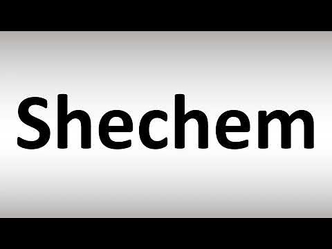 How to Pronounce Shechem