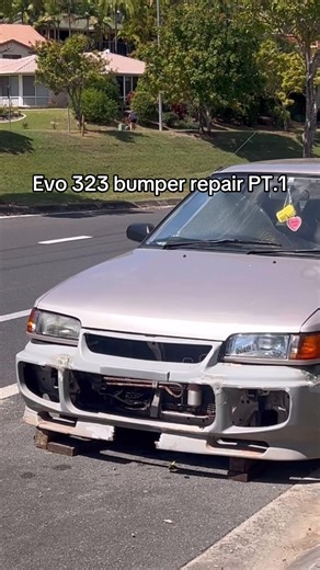 Evo 323 Bumper Repair: Part 1 Process