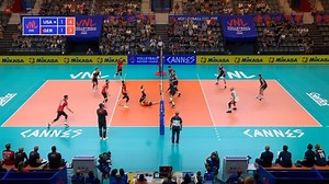 The U.S. Men improved their record to 4-4 in the Volleyball Nations League with a 3-1 victory over Germany on Saturday. Read the match story | https://go.usav.org/61519MNT Watch Sunday's match against host France at 8 a.m. PT on http://www.FloVolleyball.tv | USA Volleyball