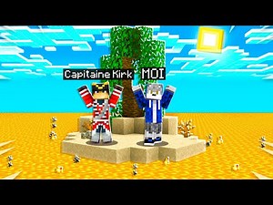 SURVIE AVEC LE CAPITAINE KIRK SUR L'ILE TROPICALE DANS MINECRAFT (#3) | Survie Minecraft