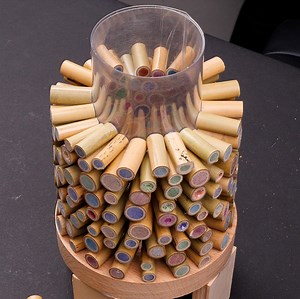 4M views · 10K reactions | Woodturning bamboo sticks into epoxy night lamp | DeMilked | Facebook