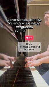 Bach siempre es un masaje cerebral. Se agradece 🙂‍↕️ #bach #pianista #study #abrazomusical | Vidapiano
