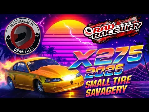 X275 2025 - SMALL TIRE SAVAGERY! #dragracing #radial #motorsports