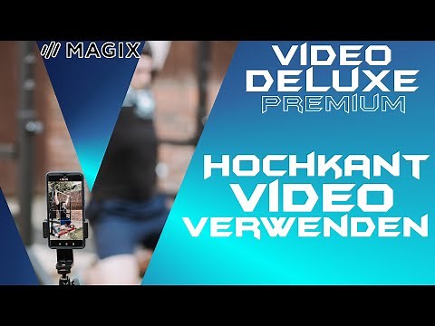 Editing Vertical Videos [Instagram or Facebook] - MAGIX VIDEO DELUXE 2021 - German Tutorial