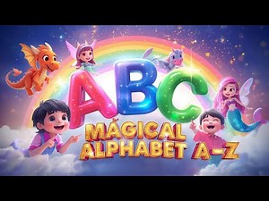 "Magical Alphabet A to Z ✨ | Fantasy Creatures & Spells for Kids"