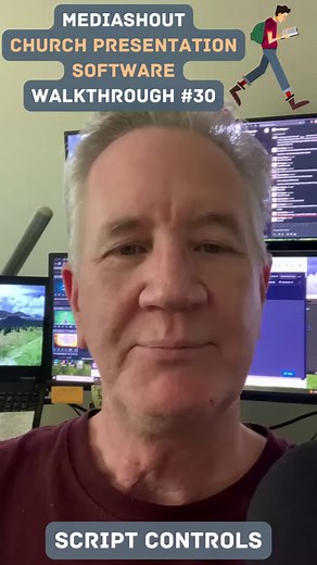 MediaShout Walkthrough 30: Script Controls Set up looping announcements and more with Script Controls! Try it today by visiting the link in our bio! (Like and follow us for more!) #churchtech #churchmedia #churchproduction #church | MediaShout