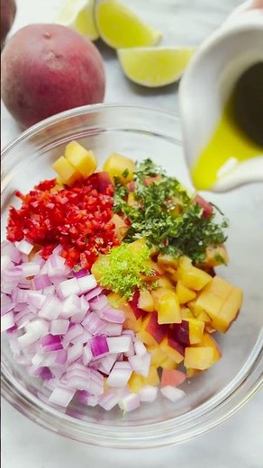 Peach Salsa: A spicy, sweet summery treat!