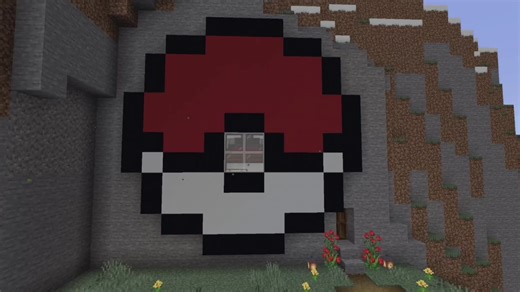 Minecraft Pokeball House Tutorial and Design
